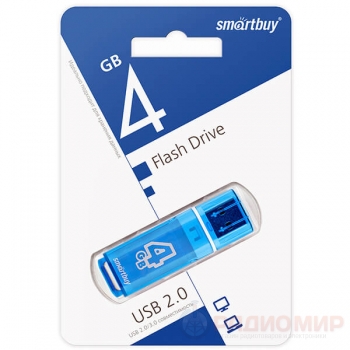 USB 2.0 флеш накопитель 4 Гб SmartBuy Glossy